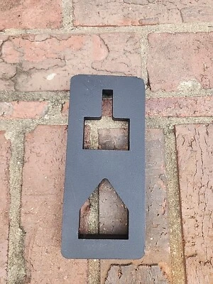 T Post Puller Plate, Heavy-Duty Steel 9x4 In  - Image 1 of 3