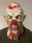 Zombie Mask Day of the Dead Halloween Latex Accessory Walking Horror Scary Gory
