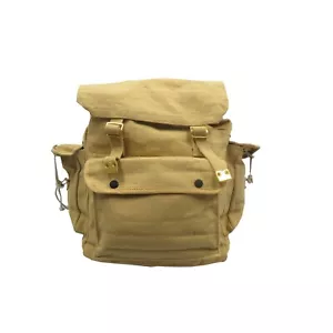 RSW3 Webbing Backpack Canvas Bag KHAKI - Picture 1 of 2