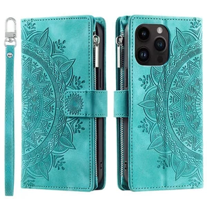 Zipper Totem Leather Wallet Phone Case For Nokia X30 G60 3.4 2.4 1.3 G21 G10 G20 - Picture 1 of 18