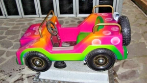 DONDOLANTE GIOSTRA AUTO PER BAMBINI A MONETA CON CERTIFICATO DI CONFORMITA' - Picture 1 of 10