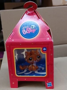 New Littlest Pet Shop # 1487 arancione brillante capodanno cinese collo di tigre ruggine - Foto 1 di 6