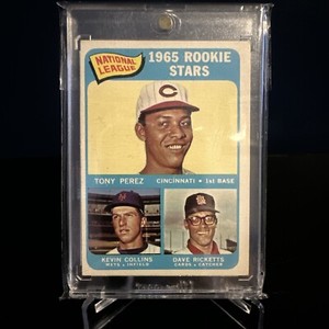 1965 Topps - High # #581 Dave Ricketts, Kevin Collins, Tony Perez (RC)