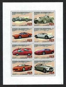 St Vincent and the Grenadines - 2007 8v. Mini Sheet Ferrari Sport Cars Vehicles - Picture 1 of 1