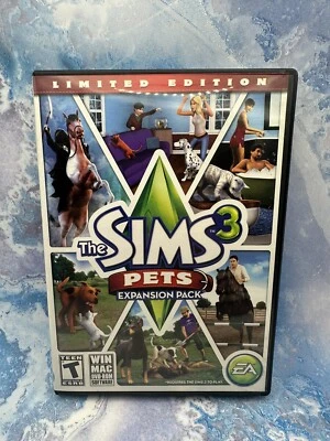 The Sims 3: Pets Expansion Pack Windows PC & Mac DVD-ROM EXCELLENT - Image 1 of 3