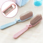 2pc Small Plastic Folding Hair Brush Compact Pocket Size Travel Comb Convenience
