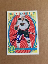 Jonas Brodin signed 2013-14 O-Pee-Chee Base Retro #576 - Marquee Rookie