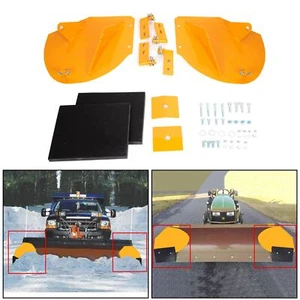 Snow Plow Extensions Add 20" For Meyer Western Boss Extenders PRO WINGS Yellow - Picture 1 of 15