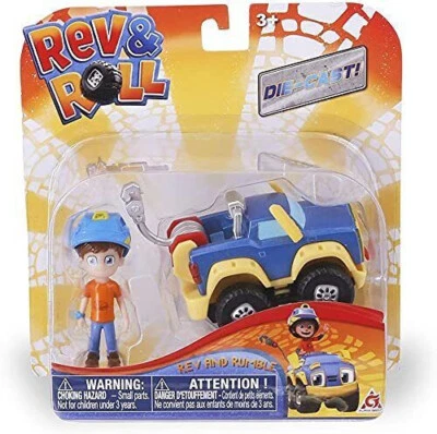 Rev & Roll - Diecast Vehicle and Figure Set - Rev and Rumble - Image 1 of 4