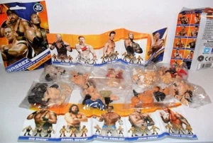 WWE ERASEEZ COMPLETE SET OF (9) YOU BUILD LOOSE SET ROCK,CENA & MORE L@@K - Picture 1 of 1