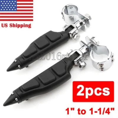 Abrazaderas de montaje de clavijas de pie de carretera para Yamaha V-Star 650 950 1100 1300 clásico EE. UU. Foto 1 de 4