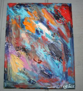 Acrylic Painting by Local Artist,Dan Nester,"Sun and Snow Mountain"- 11 X 14 - Picture 1 of 9