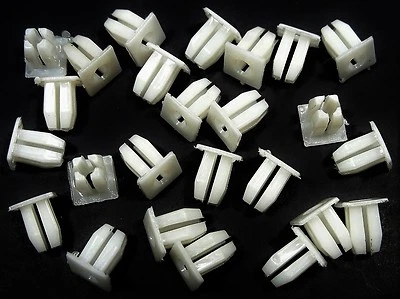 Dodge Truck Nylon Nuts- Fit 1/4" Square Hole- #8 or #10 Screw- 25 nuts- #089 - Image 1 of 4