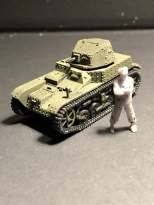 Tanque Renault AMR 33 francés 1/72 Segunda Guerra Mundial. Resina pintada. 2300 modelos en oferta - Imagen 1 de 10