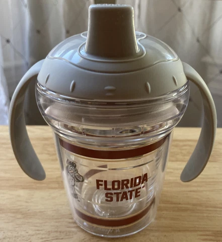 Tervis FLORIDA STATE SEMINOLES 6 oz Toddler Baby Sippy Cup Handles Child Tumbler Cover
