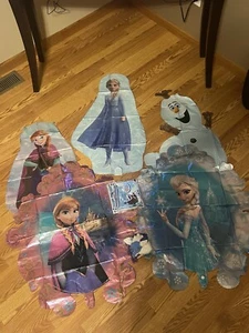 Disney Frozen Birthday Party Set 37 Pcs Banner 5 Mylar Balloons New - Picture 1 of 10