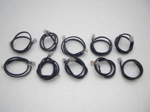 Lot of 10 Plantronics 40974-01 Phone Headset Modular Cable for M10 M12 M22 MX10 - Picture 1 of 2