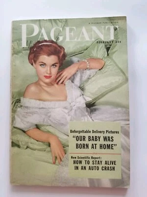 Vintage PAGEANT Magazine February 1955 Foto 1 de 4