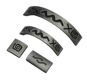 Hochwertige und exklusive Möbelgriffe Modell „Mexiko“ Grau Schwarz Luxus Muster - Bild 1 von 5