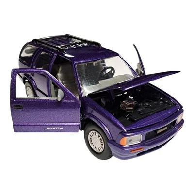 GMC Jimmy 1994 1:24 Scale Car Model Purple Metallic SUV Truck  - Image 1 of 4
