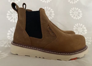 Brunt The Ohman Comp Toe EH Arbeitsstiefel Leder Chelsea Slipper US Damengröße 6,5 - Bild 1 von 9