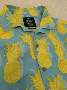 Camicia uomo tonno piccante media con bottoni manica corta ananas - Foto 1 di 11