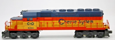 Lionel 6-18204 Chessie System SD 40 Non-Powered Diesel Locomotive #8204 1:48 O - Image 1 of 4
