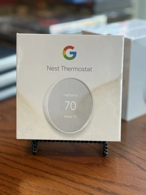 ⭐️Google Nest Smart Programmable Wifi Thermostat Snow/White SEALED - Image 1 of 4