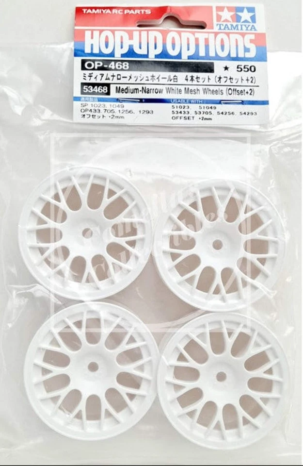 Tamiya RC Parts Hop-up Options Medium Narrow Mesh Wheel Op468 194855