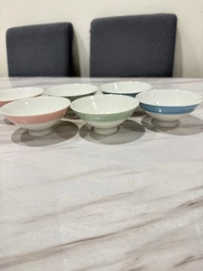Vintage Japanese Rice/ Soup Bowls 6 - Picture 1 of 4