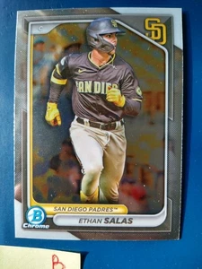 2024 Bowman Chrome Ethan Salas #BCP-201 San Diego Padres - Picture 1 of 2