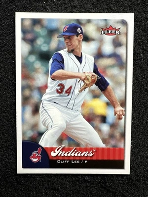 Béisbol Fleer Cliff Lee #244 2007 cantidad Cleveland Indians Foto 1 de 2