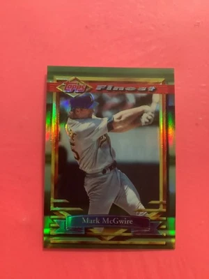 1994 Topps Finest - Mark McGwire #78 переливающаяся карточка - Изображение 1 из 4