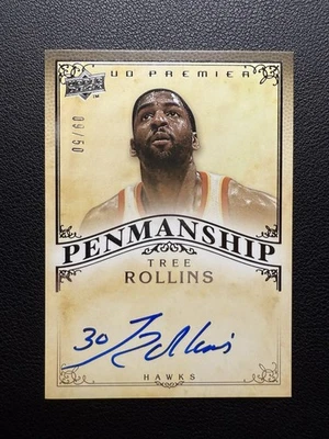 2008-09 UD Premier Premier Penmanship /50 Tree Rollins #PEN-TR Auto - Image 1 of 2