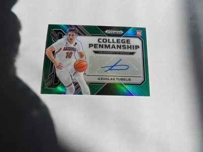 Azuolas Tubelis 2023-24 Penmanship Autograph #CP-AZT  - Image 1 of 3