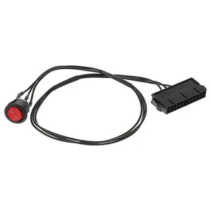 mainboard power switch Power Cord ATX PSU Power Supply Starter Jumper Bridge - Picture 1 of 12
