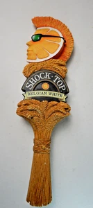 Shock Top BELGIAN WHITE Draft Craft Beer Tap Handle, Awesome - Picture 1 of 8