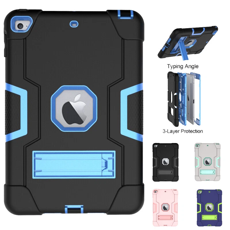 For iPad 2nd 3rd 4th 5th 6th 7th 9th Gen Shockproof Heavy Duty Case Stand Cover - Image 1 of 4