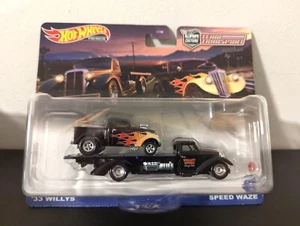 2024 Hot Wheels Premium Team Transport 33 Willys & Speed Waze schwarz NEU - Bild 1 von 1