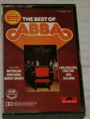 The Best of Abba Cassette paper labels 1975 Vintage Rare German Import Htf - Image 1 of 4
