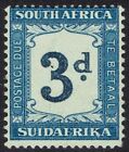 SOUTH AFRICA 1932 POSTAGE DUE 3D WMK INVERTED 
