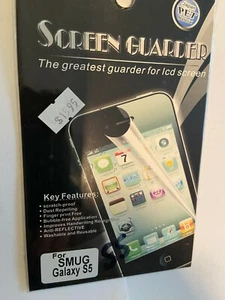 Samsung Galaxy S5 Screen Guard Protector in Clear SCG6532 Brand New Sealed pack - Picture 1 of 2