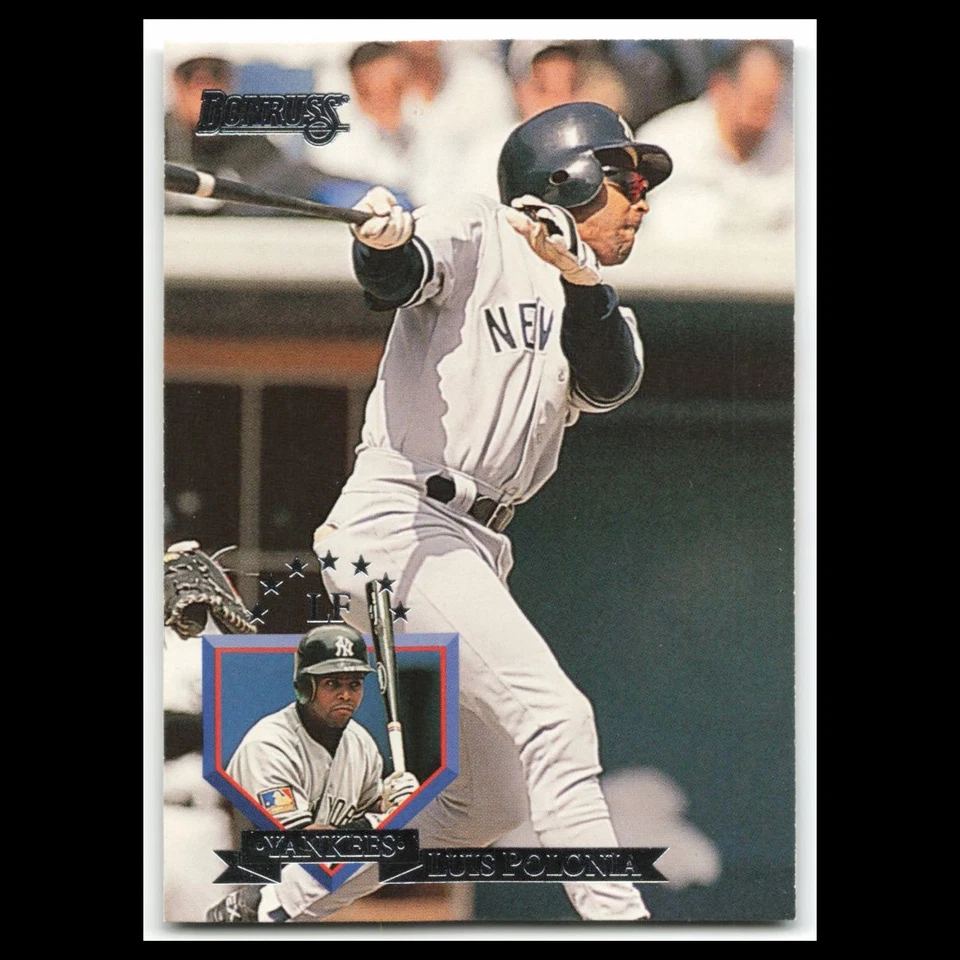 Luis Polonia #514 1995 Donruss New York Yankees Baseball Card MLB NM - Image 1 of 3