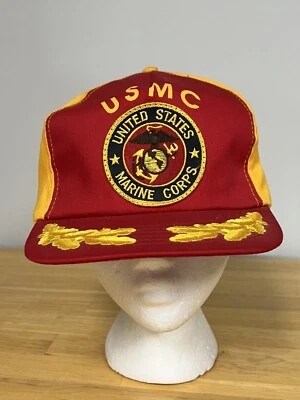 De colección Cuerpo de Marines de los Estados Unidos Sombrero Gorra Snapback Huevo Revuelto USMC Haband Ver Foto 1 de 4