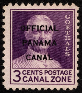 Canal Zone Stamp Scott # O2 Mint LH F-VF - 3 Cents Deep Violet Official Issue - Picture 1 of 1