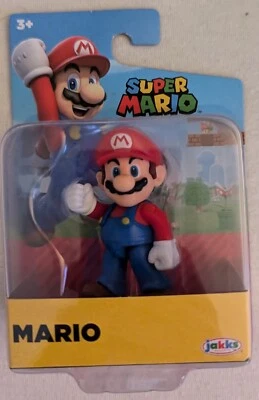 Jakks 42132 World of Nintendo - Super Mario - MARIO de 2,5 pulgadas - Minifigura Foto 1 de 4