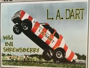 Poster L.A. Dart Wild Bill Shrewsberry supporto ruota 24"X32". - Foto 1 di 1