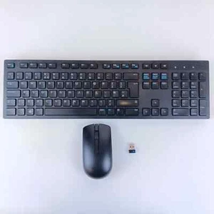 Dell WK636t Wireless Keyboard and Mouse combo with USB wireless receiver (VG)... - Picture 1 of 8