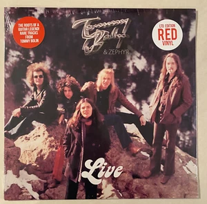 TOMMY BOLIN & ZEPHYR Live Candy Givens limited edition RED vinyl SEALED LP - Picture 1 of 2