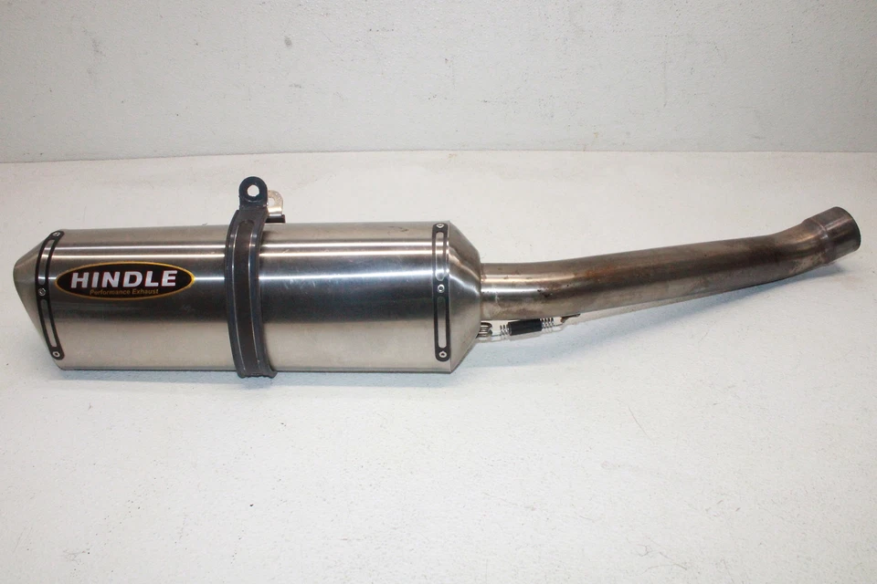 09-25 KAWASAKI ZX6R ZX636 HINDLE TUBO DE ESCAPE DE AÇO INOXIDÁVEL SILENCIADOR SLIP ON - Imagem 1 de 4